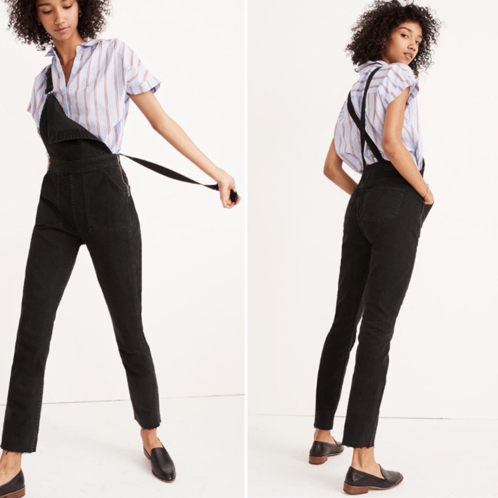 Madewell - Skinny Overalls in Lunar Wash